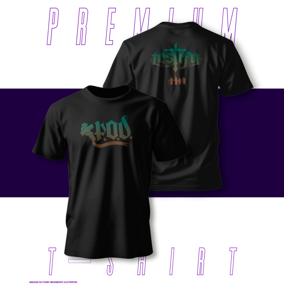Nome do produto: Camiseta Premium - POD - Payable On Death