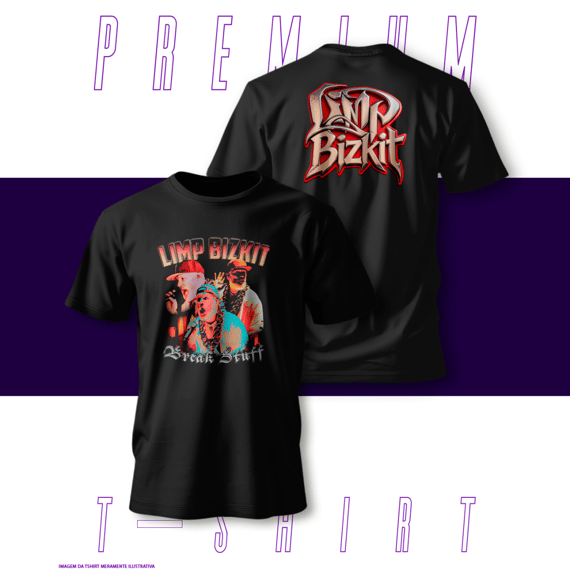 Camiseta Premium - LimpBizkit - Fred Durst