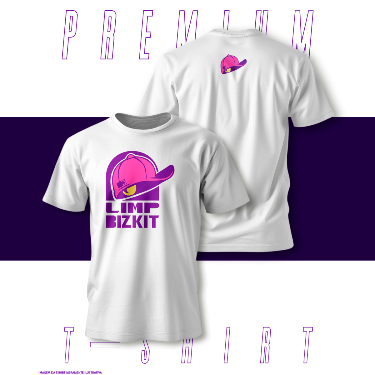 Nome do produto: Camiseta Premium - Limpbizkit