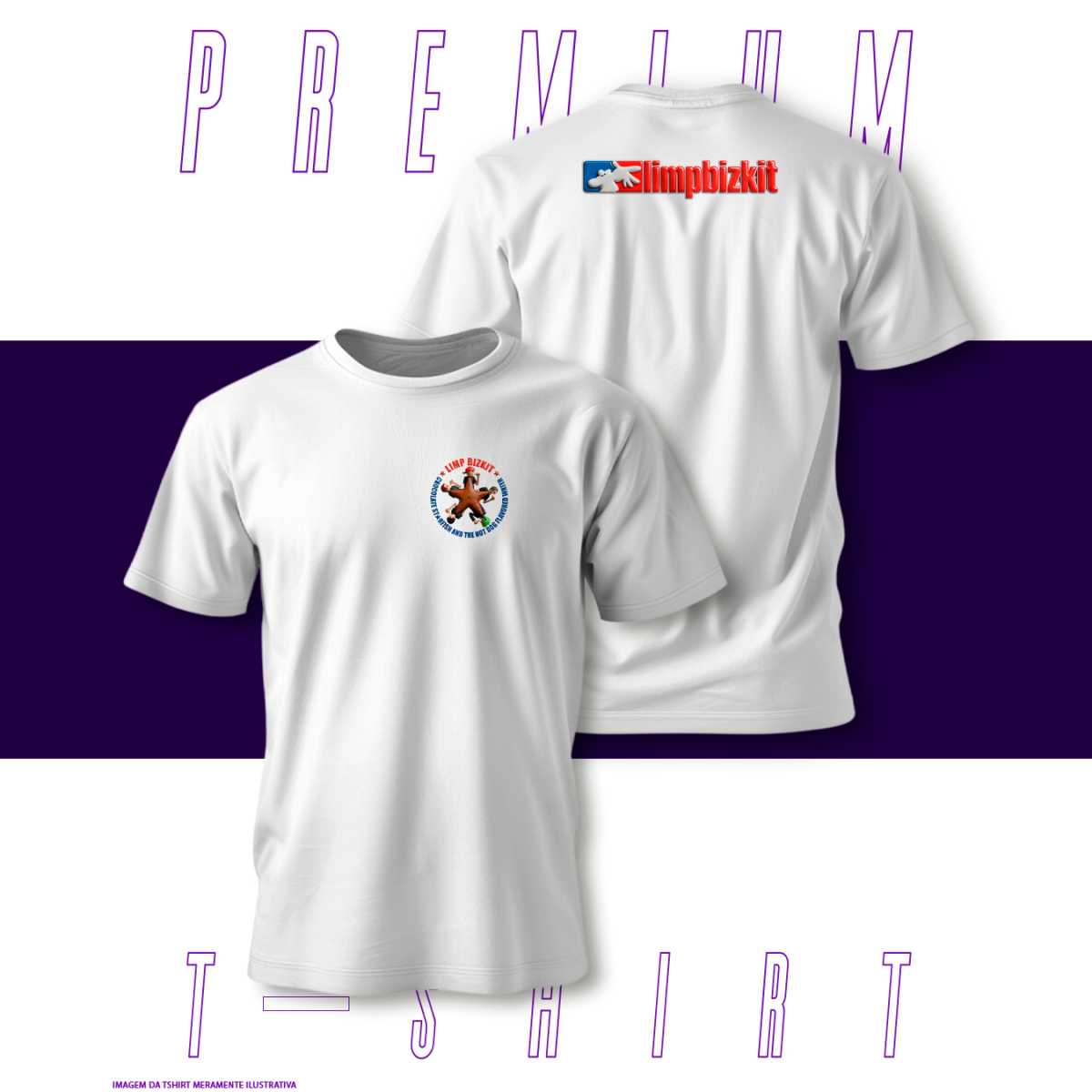 Nome do produto: Camiseta Premium - Limpbizkit