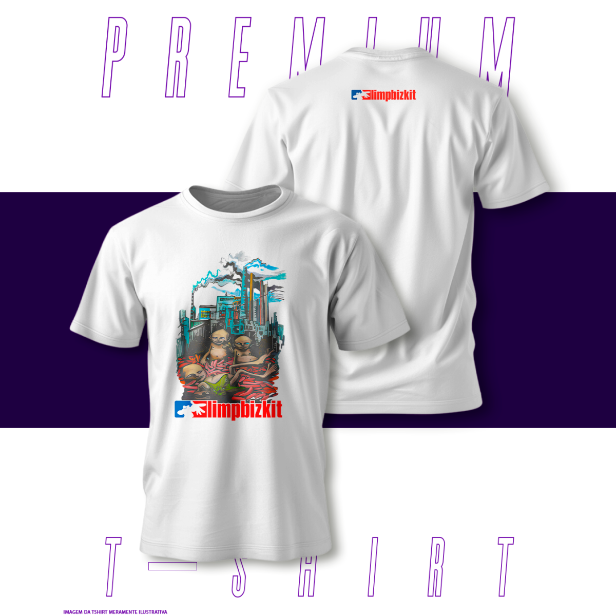 Nome do produto: Camiseta Premium - Limpbizkit