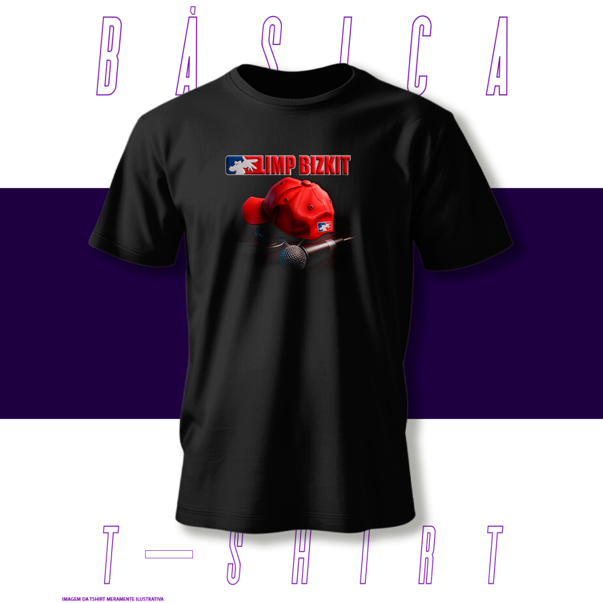 Nome do produto: Camiseta Básica - Limpbizkit