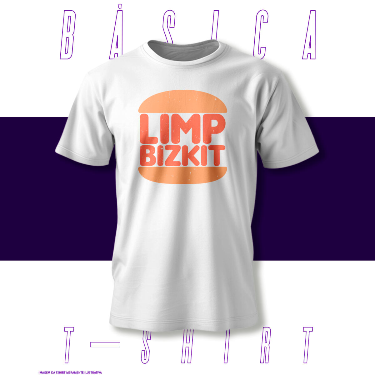 Nome do produto: Camiseta Básica - Limpbizkit