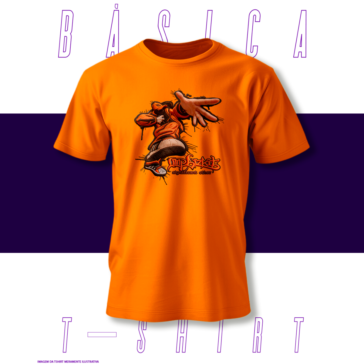 Nome do produto: Camiseta Básica - LimpBizkit