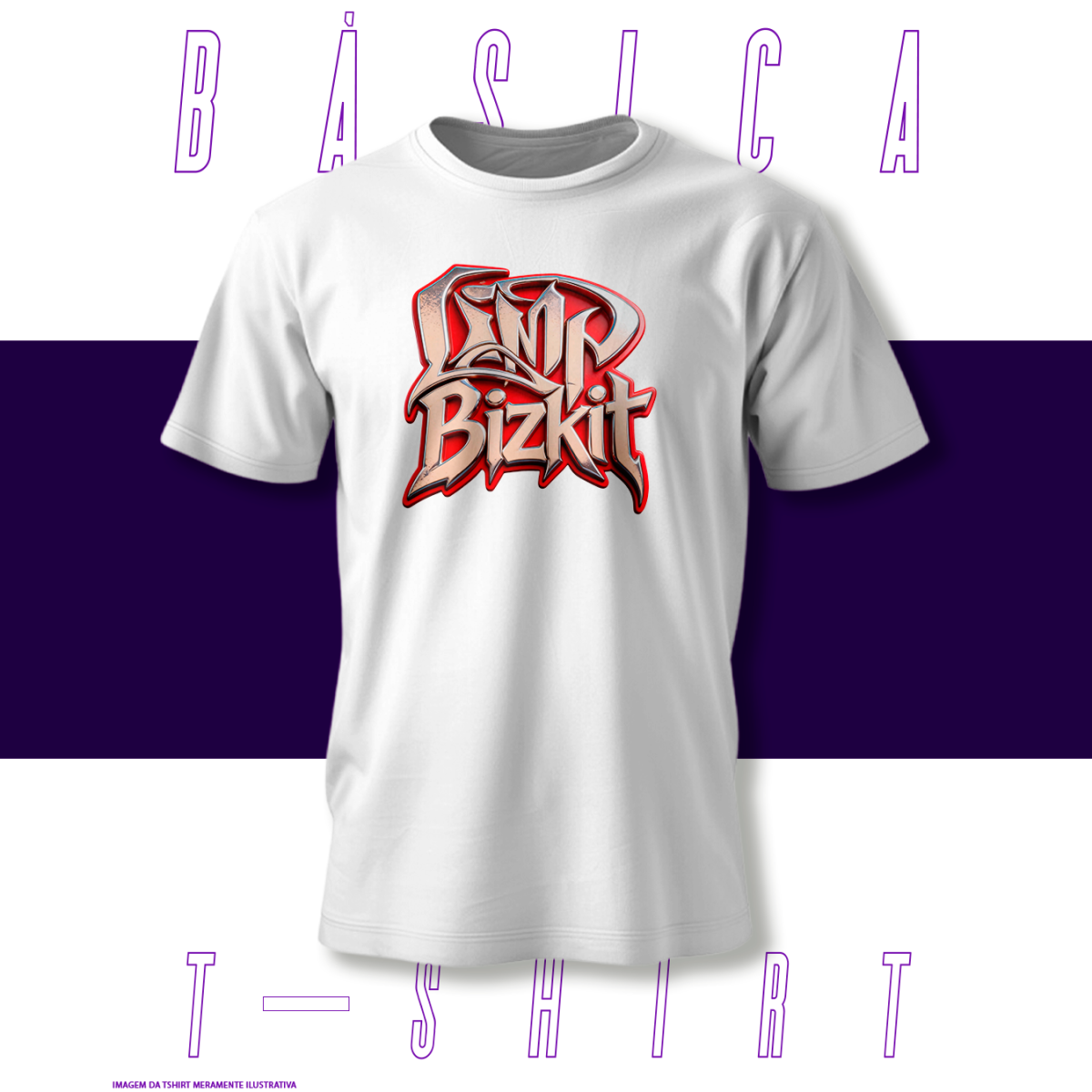 Nome do produto: Camiseta Básica - LimpBizkit