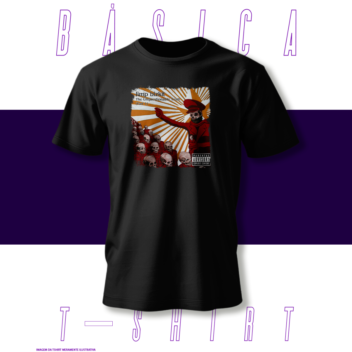 Nome do produto: Camiseta Básica - Limpbizkit