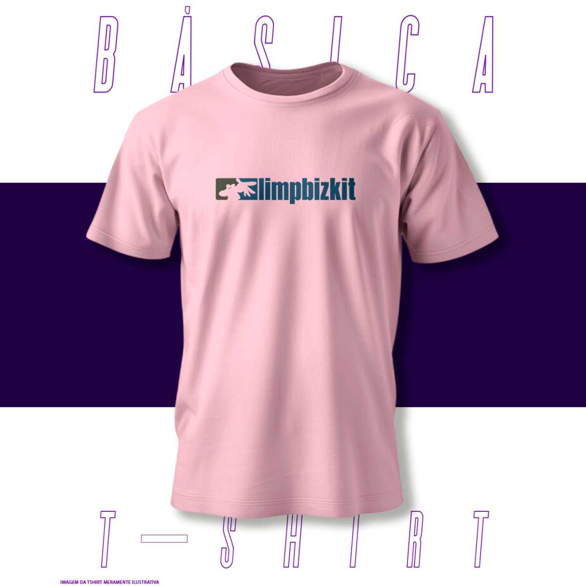 Nome do produto: Camiseta Básica - Limpbizkit