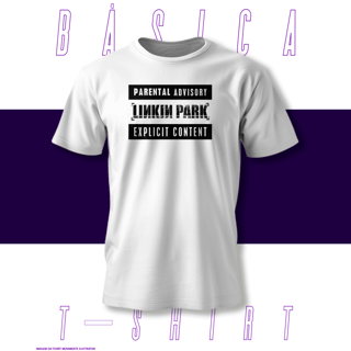 Nome do produto Camiseta Básica - Parental Advisory - Linkin Park