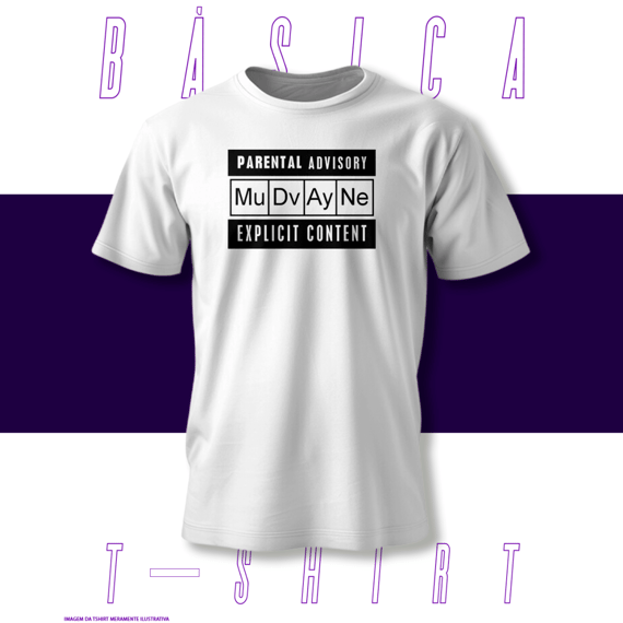 Camiseta Básica - Parental Advisory - Mudvayne