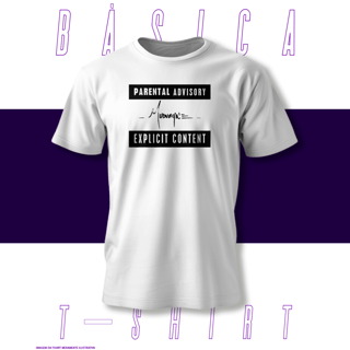 Nome do produto Camiseta Básica - Parental Advisory - Mudvayne