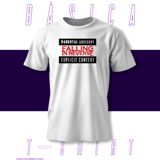 Nome do produto Camiseta Básica - Parental Advisory - Falling In Reverse
