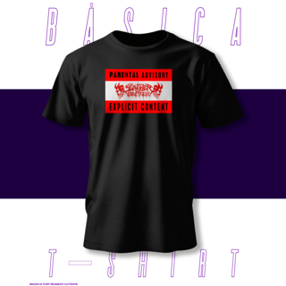 Nome do produto Camiseta Básica - Parental Advisory - Slaughter to Prevail