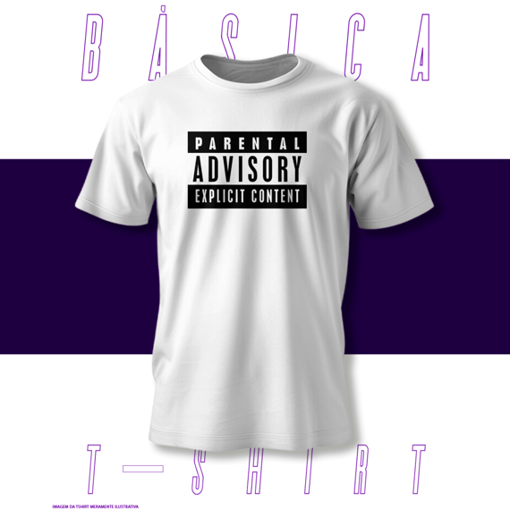 Camiseta Básica - Parental Advisory