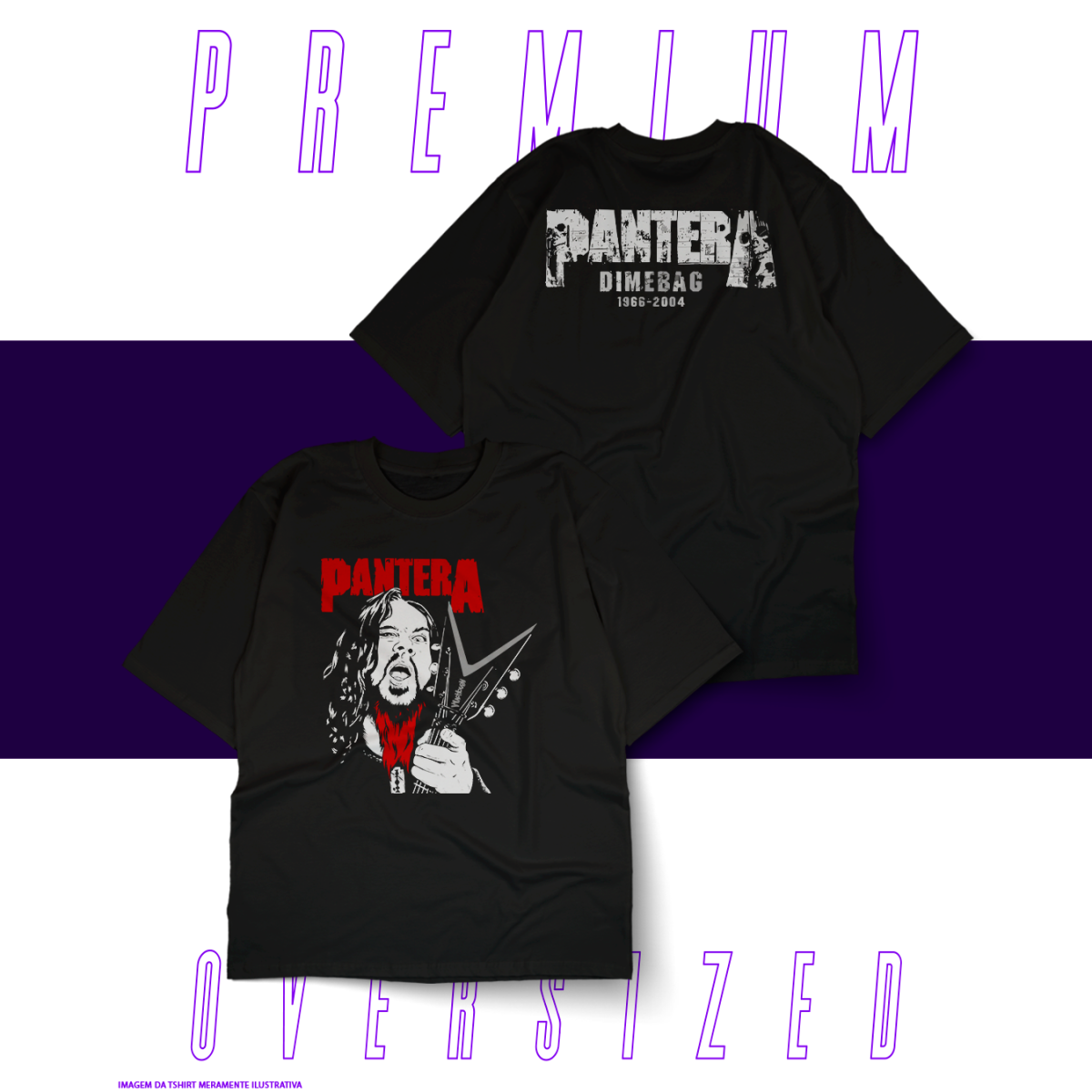 Nome do produto: Oversized Unissex - Pantera