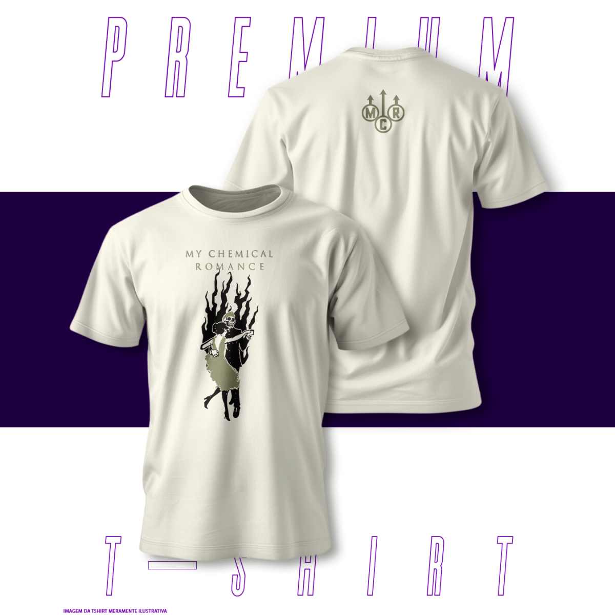 Nome do produto: Camiseta Premium - My Chemical Romance
