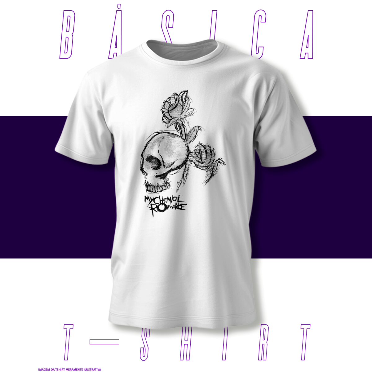Nome do produto: Camiseta Básica - My Chemical Romance