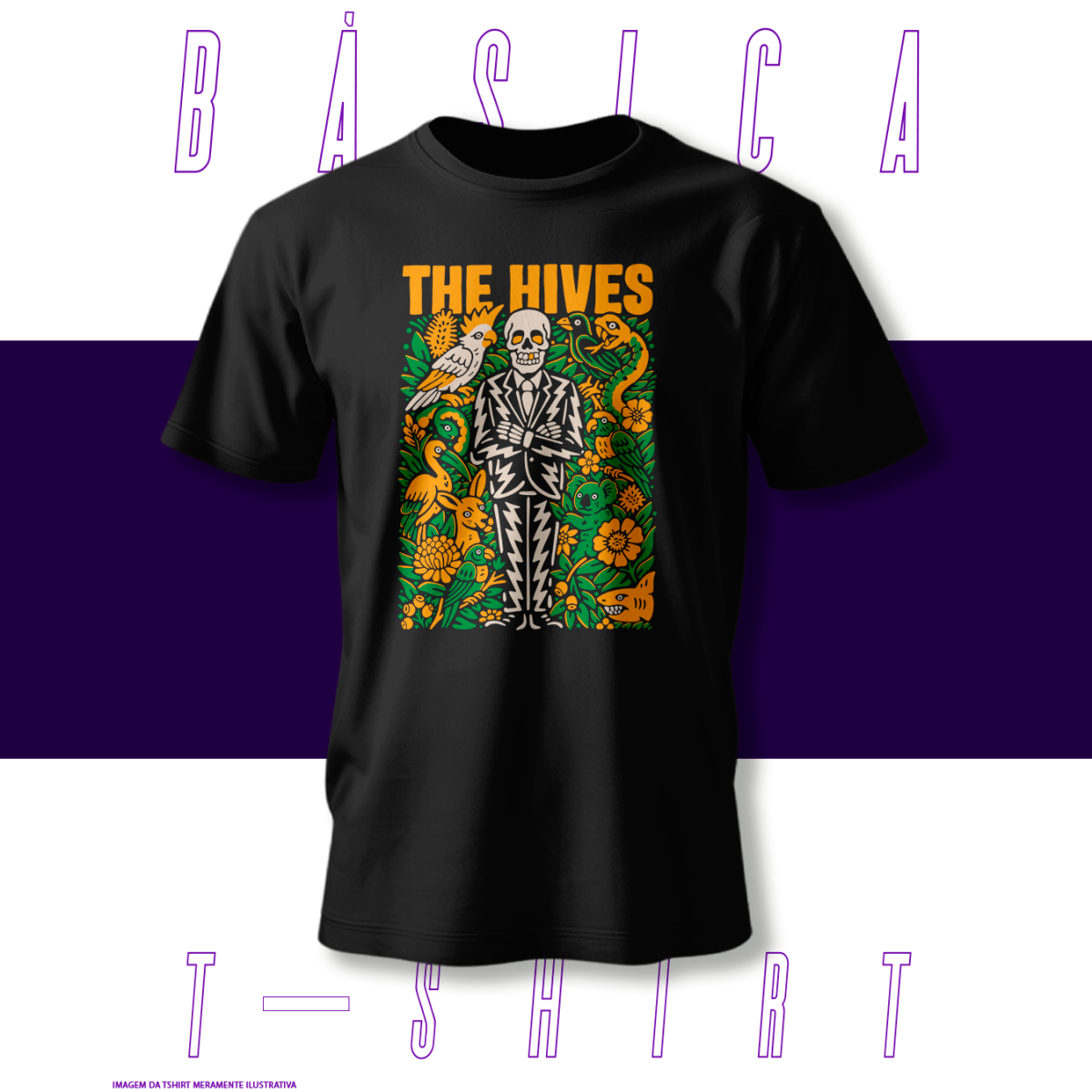 Nome do produto: Camiseta Básica - The Hives