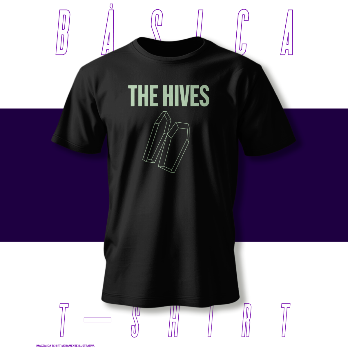 Nome do produto: Camiseta Básica - The Hives