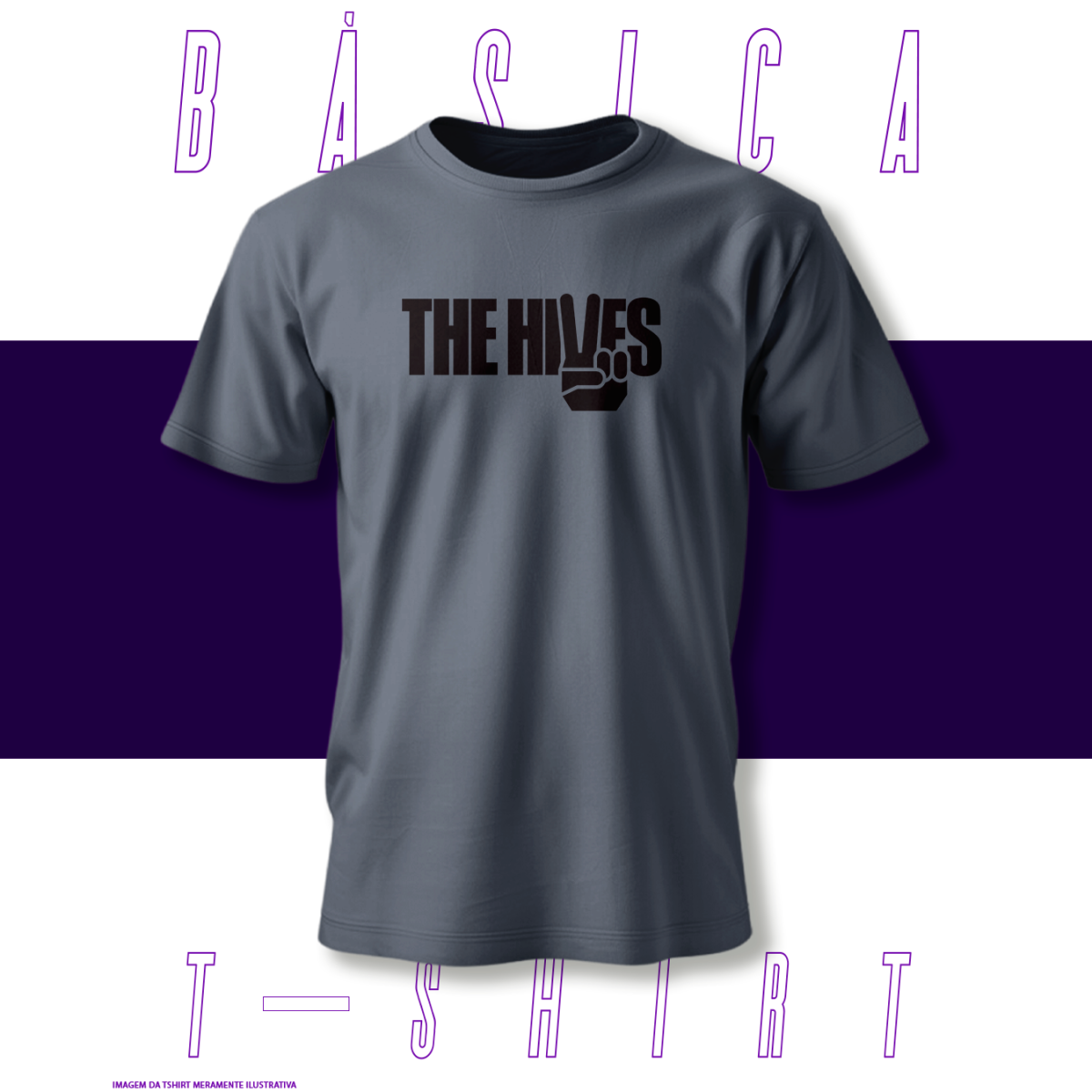 Nome do produto: Camiseta Básica - The Hives