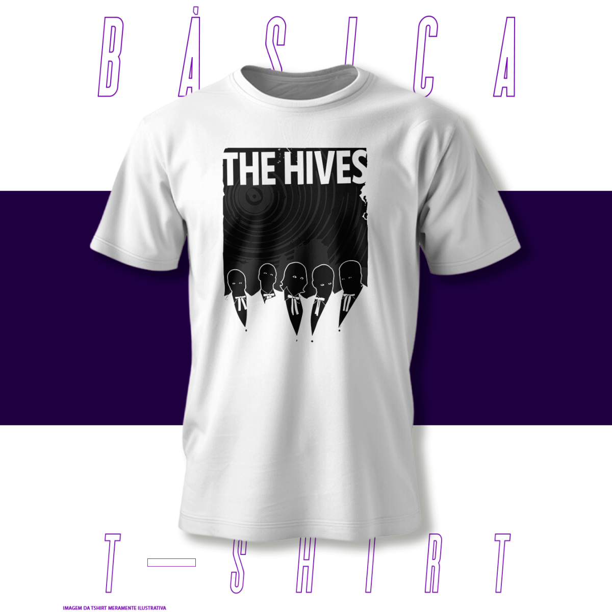 Nome do produto: Camiseta Básica - The Hives