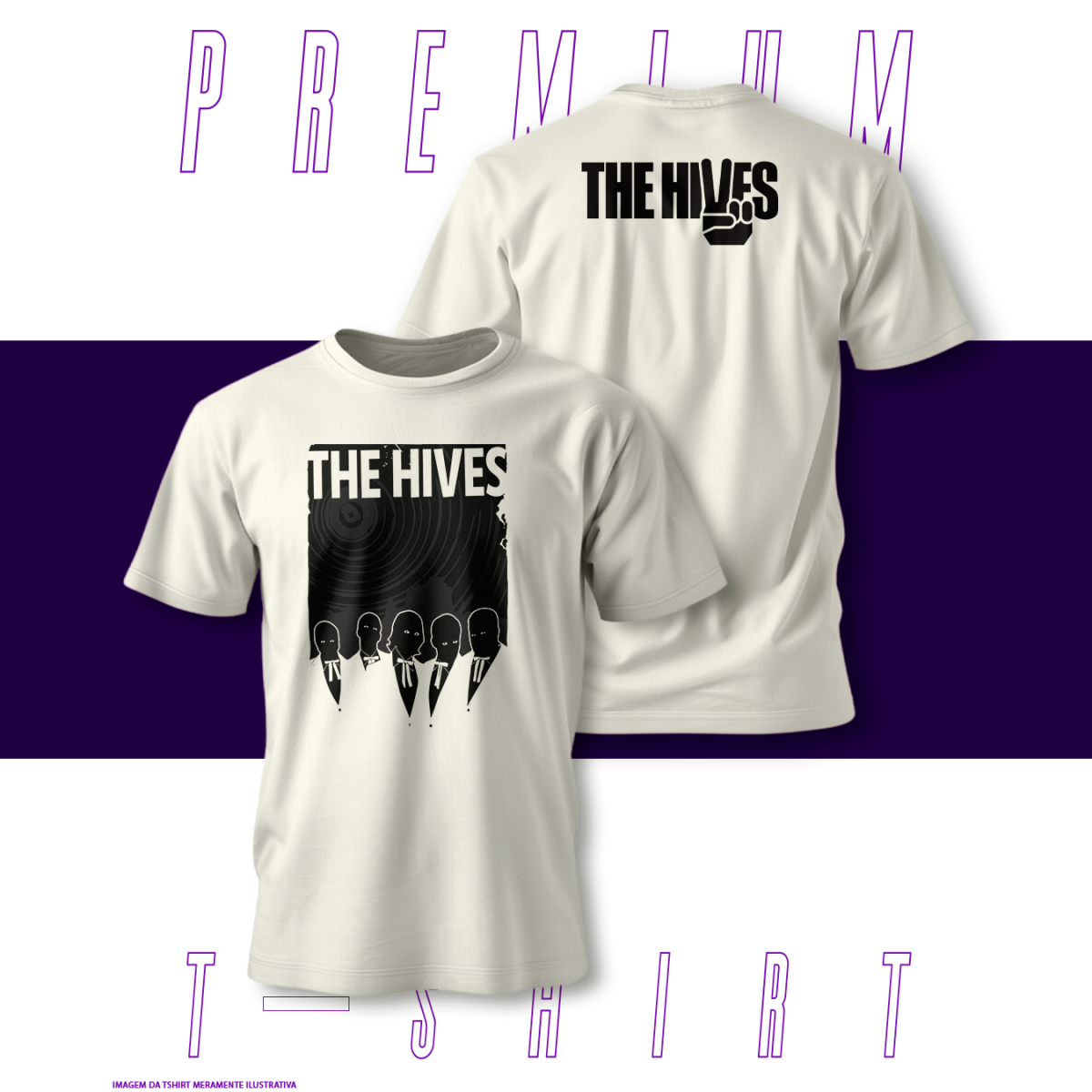 Nome do produto: Camiseta Premium - The Hives