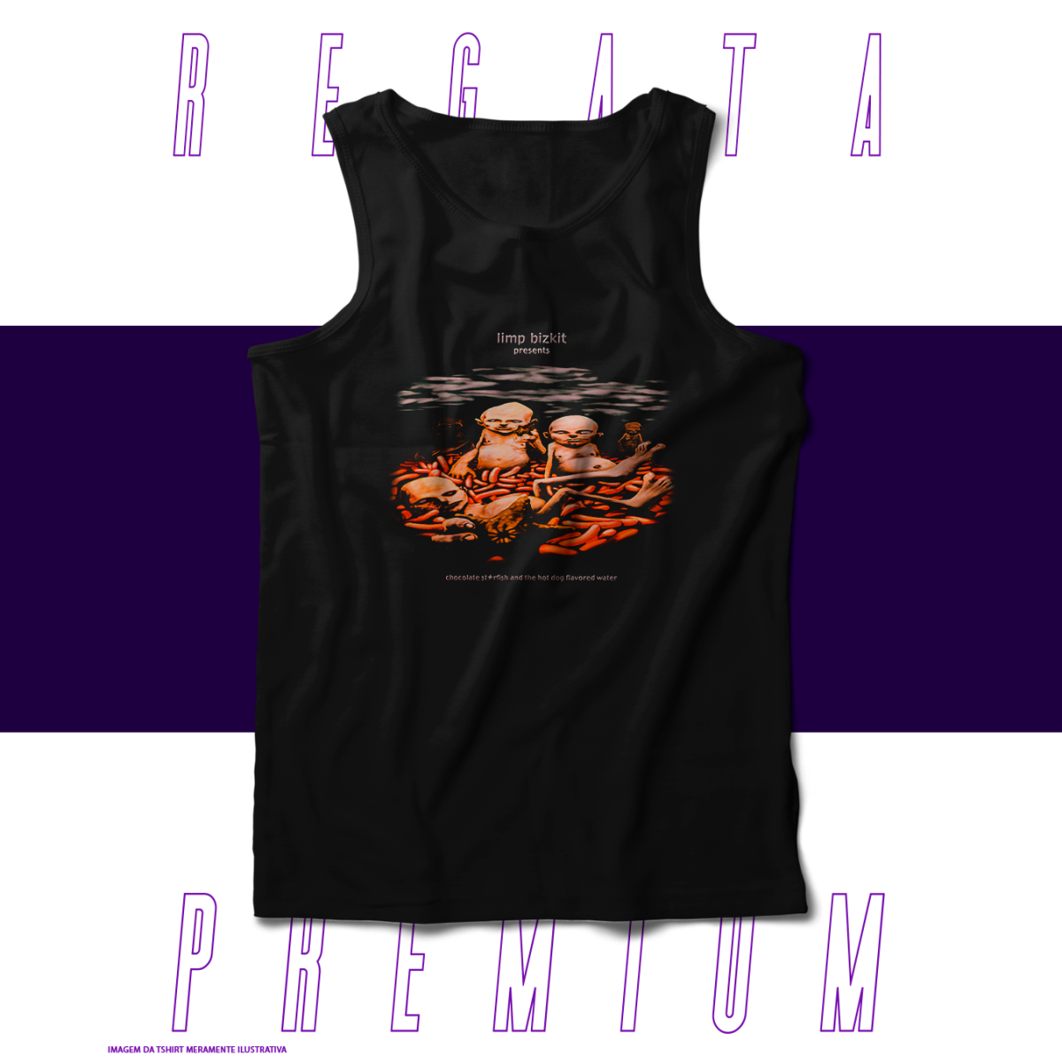 Nome do produto: Regata Premium  - Limpbizkit