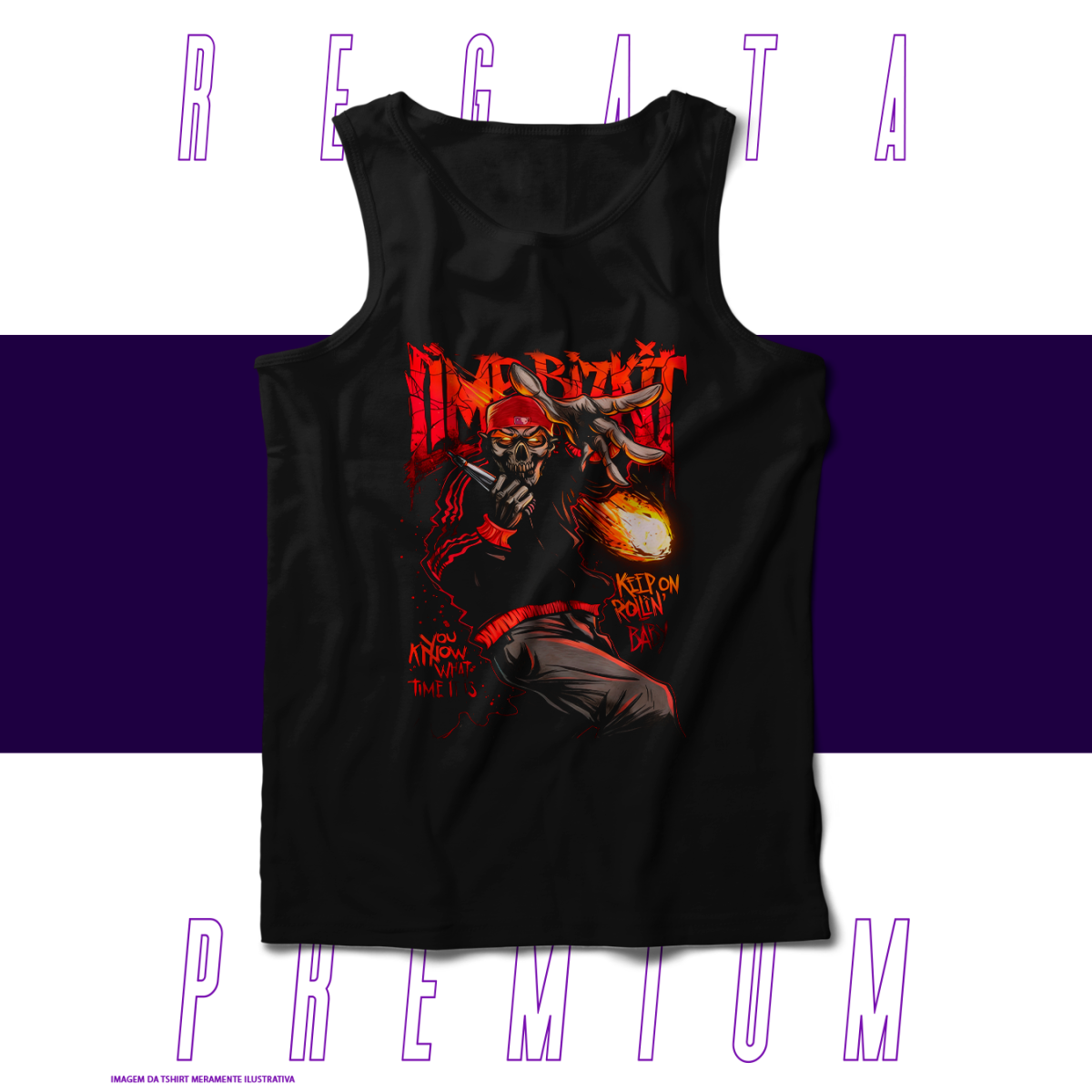 Nome do produto: Regata Premium  - Limpbizkit