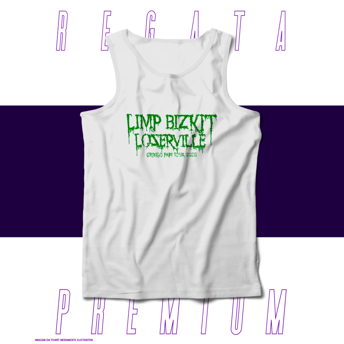 Nome do produto: Regata Premium - Limpbizkit