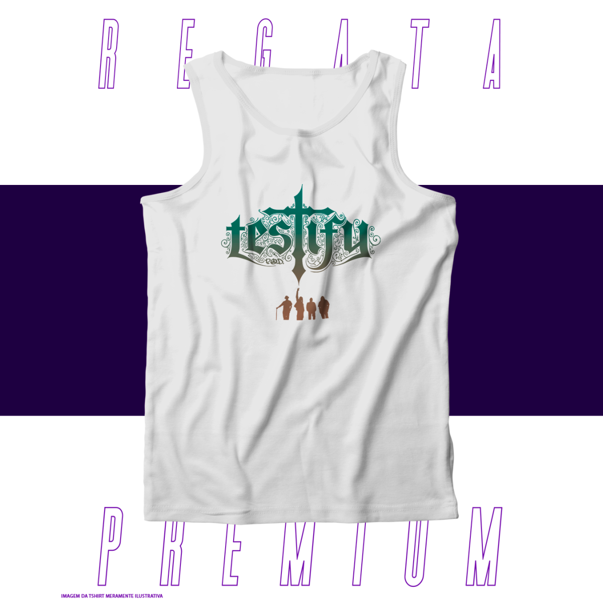 Nome do produto: Regata Premium - POD - Payable On Death