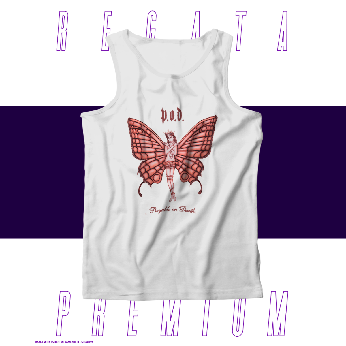 Nome do produto: Regata Premium - POD - Payable On Death