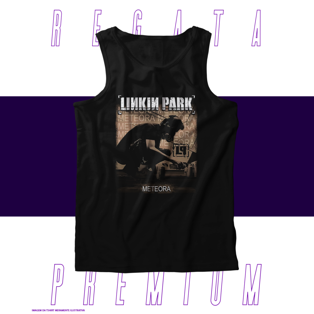 Nome do produto: Regata Premium - Linkin Park