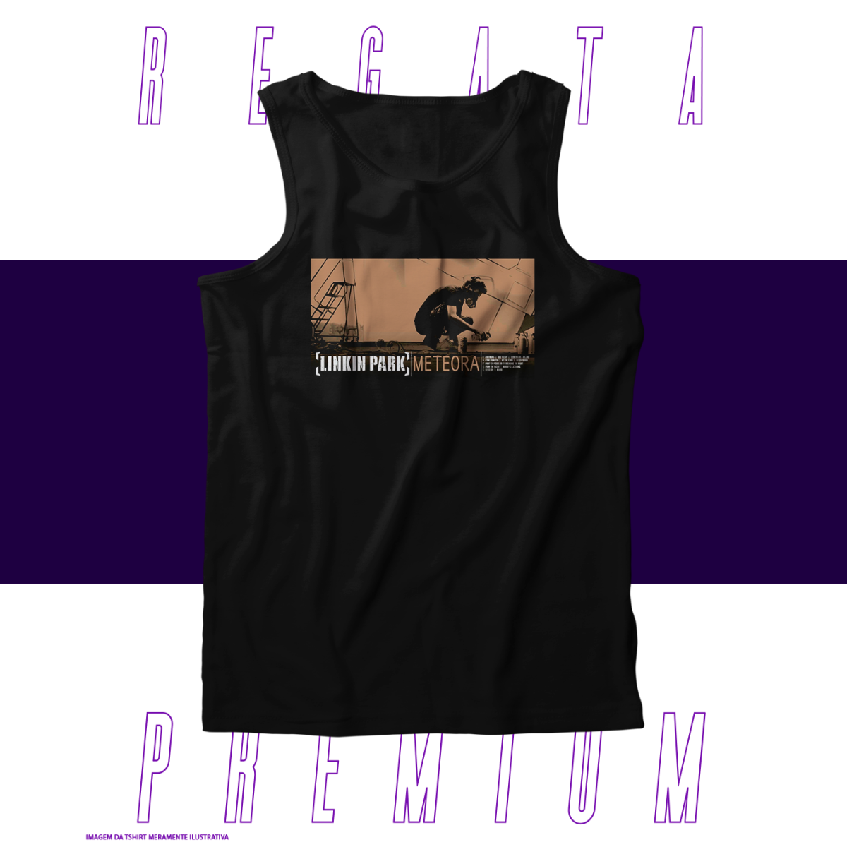 Nome do produto: Regata Premium - Linkin Park