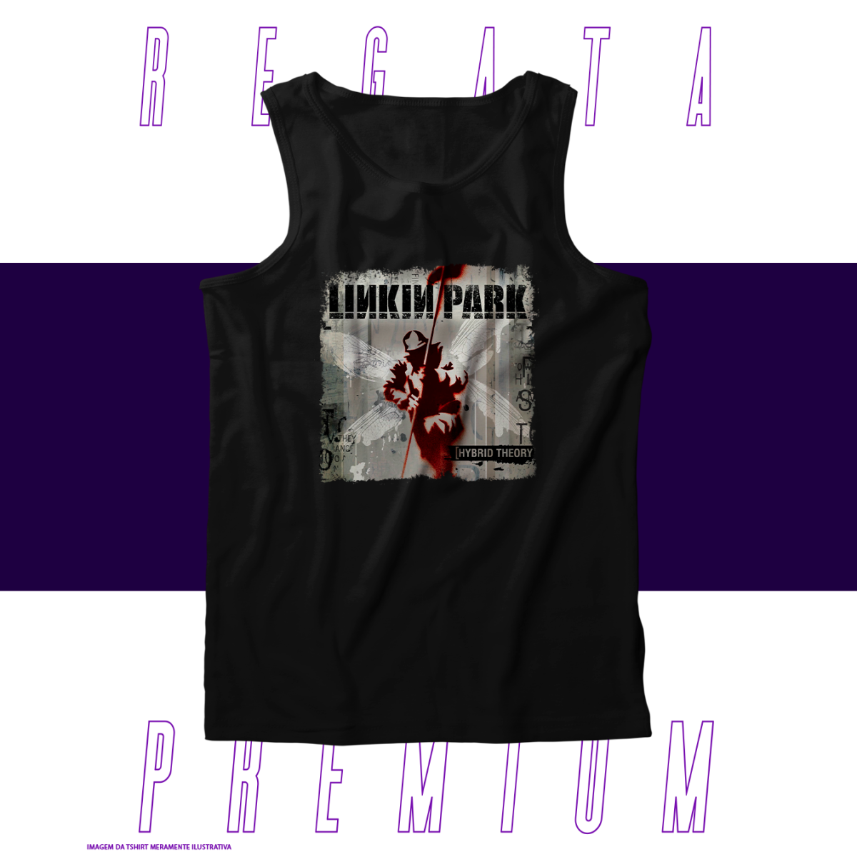 Nome do produto: Regata Premium - Linkin Park