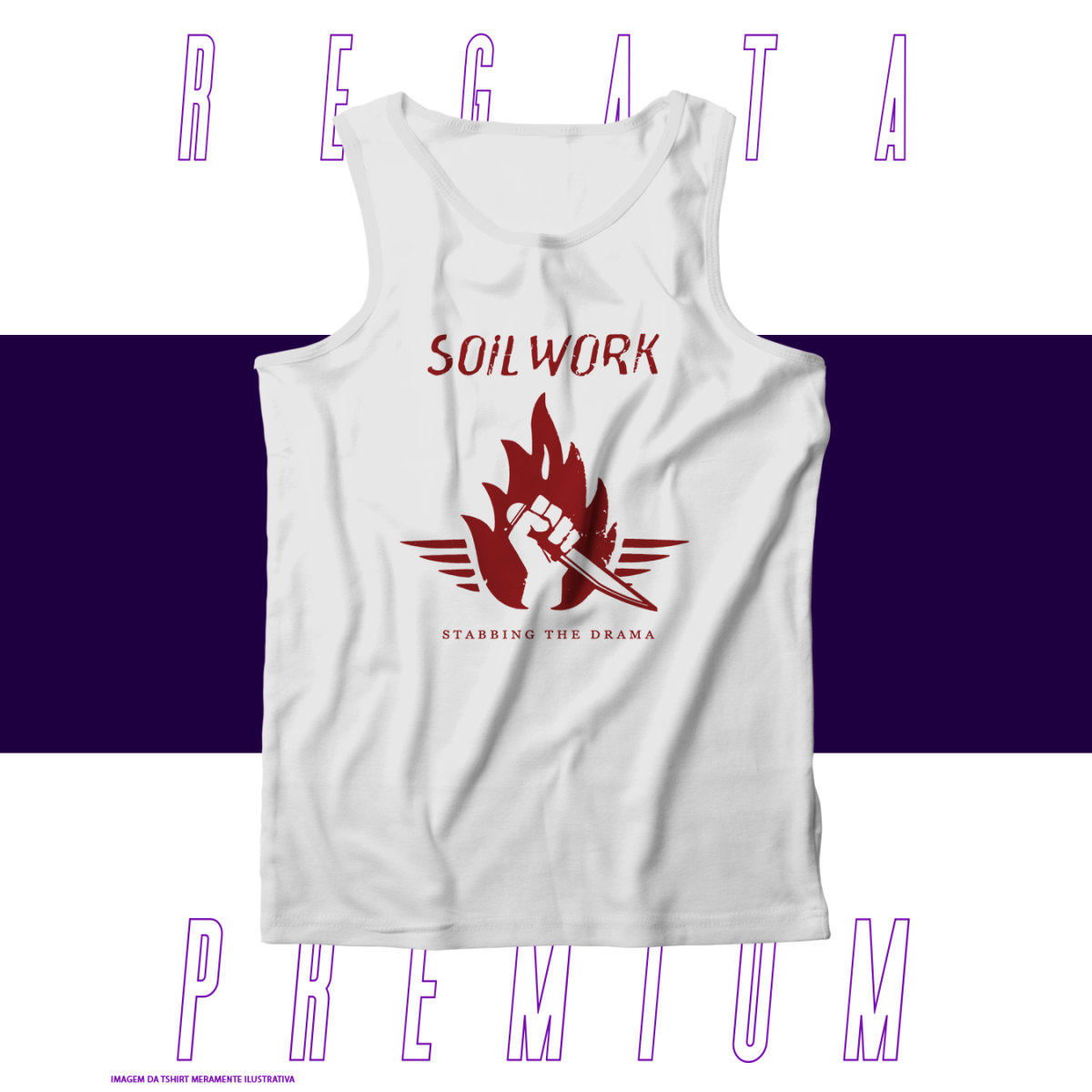 Nome do produto: Regata Premium - Soilwork