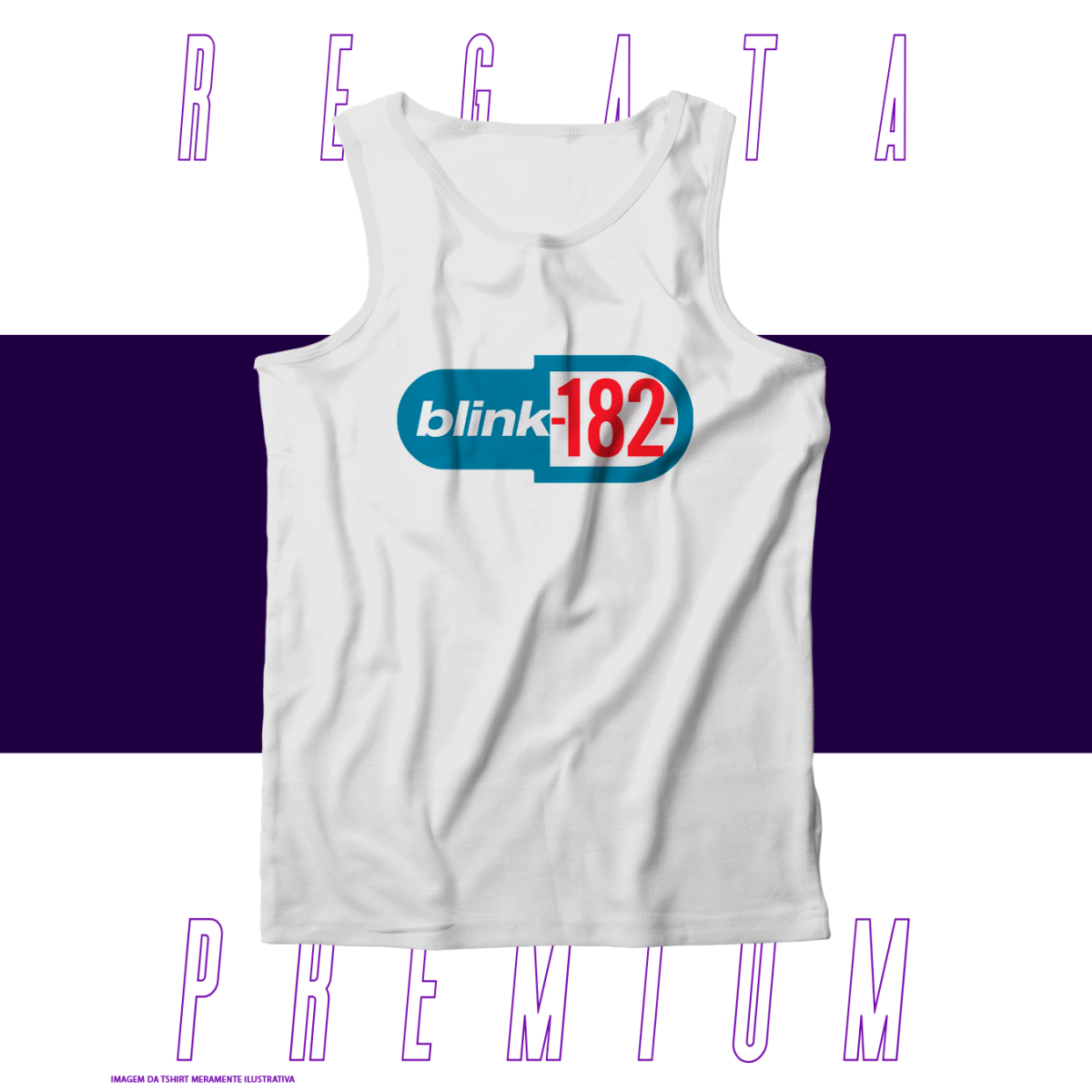 Nome do produto: Regata Premium - Blink 182
