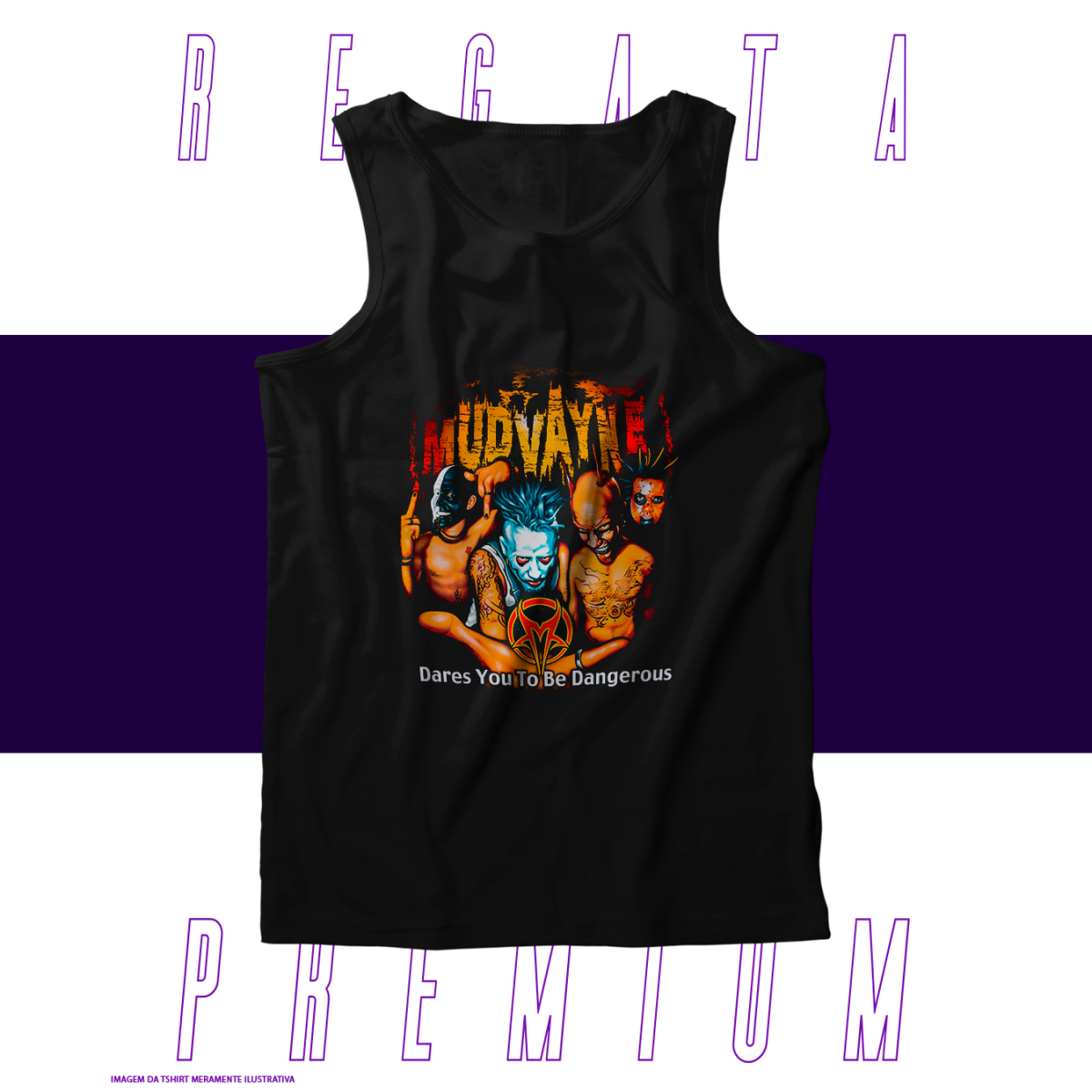 Nome do produto: Regata Premium - Mudvayne 