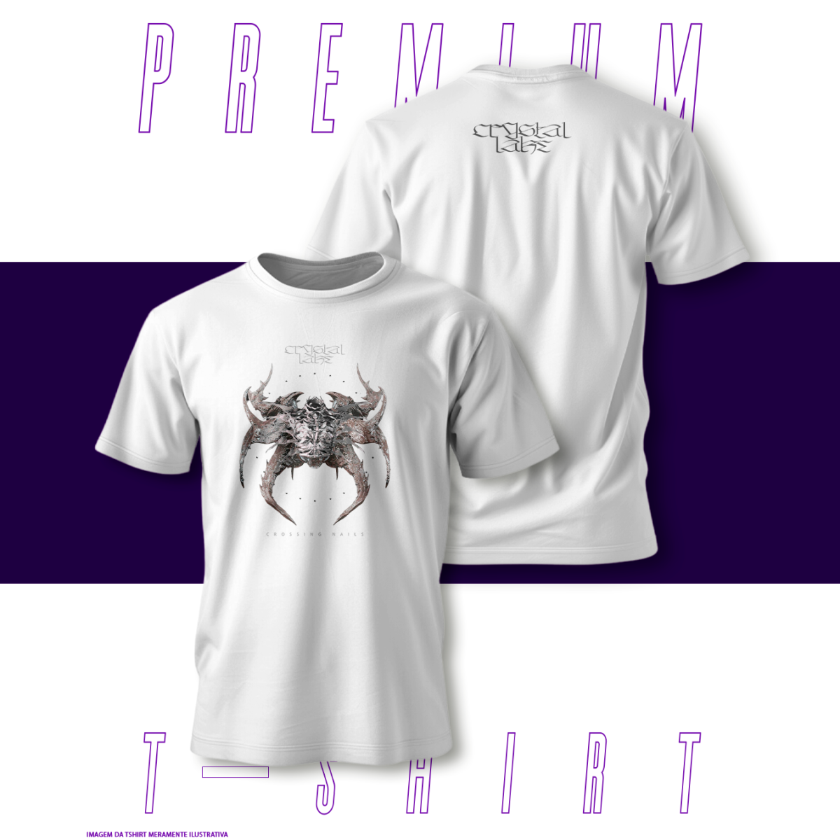 Nome do produto: Camiseta Premium - Crystal Lake