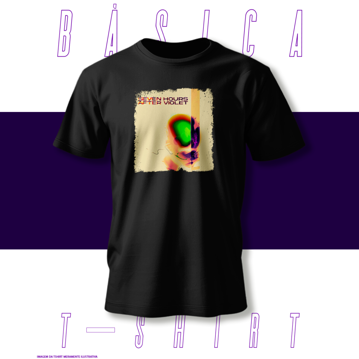Nome do produto: Camiseta Básica - Seven Hours After Violet 