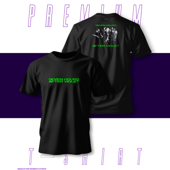 Camiseta Premium - Seven Hours After Violet 