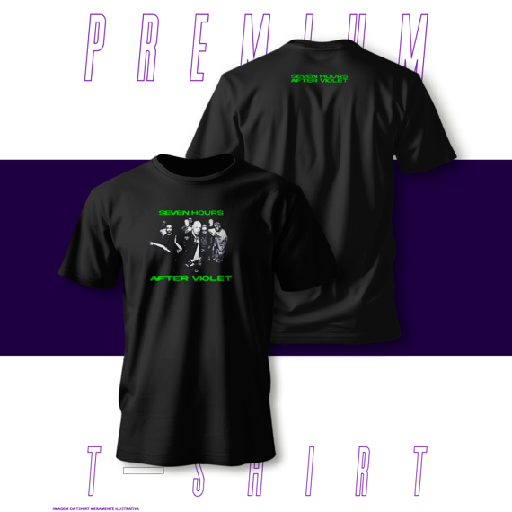 Camiseta Premium - Seven Hours After Violet 