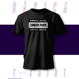 Nome do produto Camiseta Básica - Parental Advisory - Linkin Park
