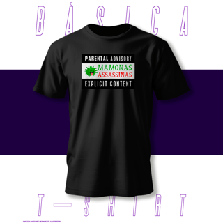 Nome do produto Camiseta Básica - Parental Advisory - Mamonas Assasinas