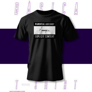Nome do produto Camiseta Básica - Parental Advisory - Mudvayne