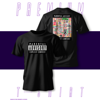 Nome do produto Camiseta Premium - Parental Advisory 