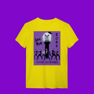 Nome do produtoBTS ARMY BOMB VER. 4 LIGHTSTICK PURPLE ARIRANG - T-Shirt