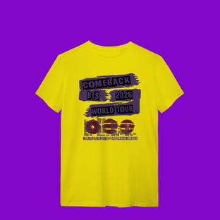 Nome do produtoBTS WORLD TOUR ARIRANG SÃO PAULO 2026 - T-Shirt