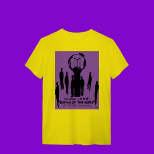Nome do produtoBTS ARMY BOMB VER. 4 LIGHTSTICK PURPLE BORAHAE - T-Shirt