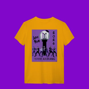 Nome do produtoBTS ARMY BOMB VER. 4 LIGHTSTICK PURPLE ARIRANG - T-Shirt