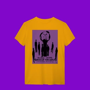Nome do produtoBTS ARMY BOMB VER. 4 LIGHTSTICK PURPLE BORAHAE - T-Shirt