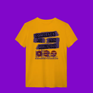 Nome do produtoBTS WORLD TOUR ARIRANG SÃO PAULO 2026 - T-Shirt
